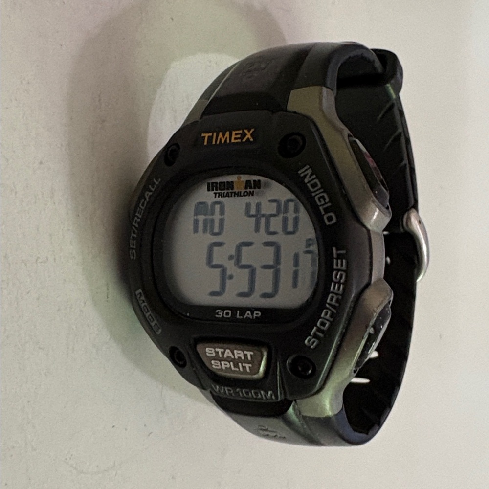 Timex Black Digital Indiglo Sports Watch